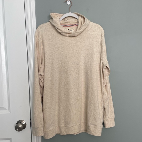 The Normal Brand Puremso Fossil Oatmeal Cream Pullover Essential Hoodie - Picture 3 of 15